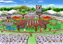 植樹祭イメージパース作成